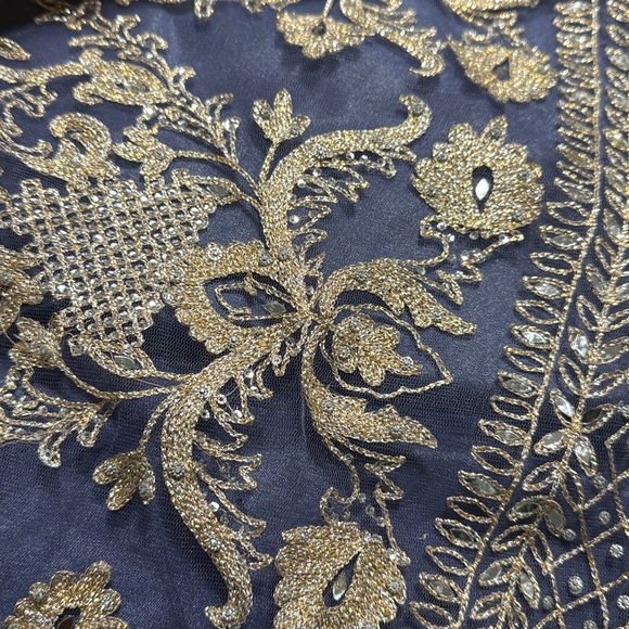 Purple lehanga - Picture 2 of 5